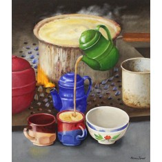 Akram Spaul, 24 x 20 Inch, Oil on Canvas, Realistic Painting, AC-AS-118